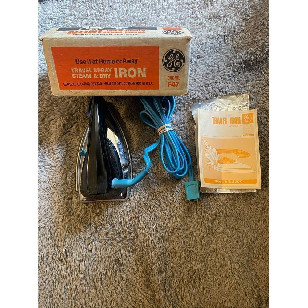 Vintage travel steam iron